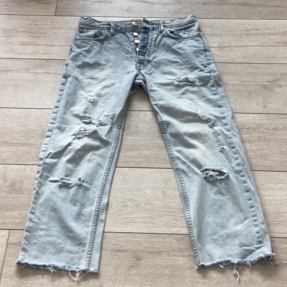 We The Free light washed jeans